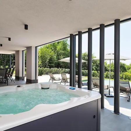 Modern Damian With Jacuzzi Near Porec Villa