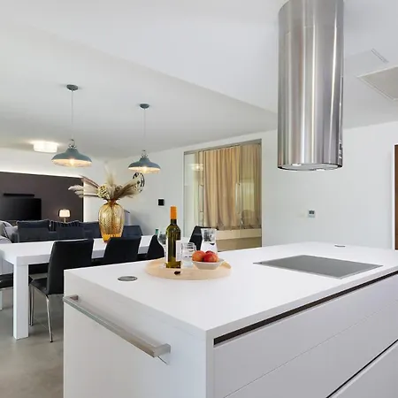 Modern Damian With Jacuzzi Near Porec Villa Rajki