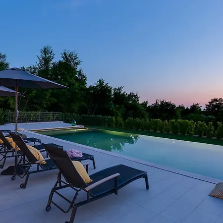 Modern Damian With Jacuzzi Near Porec Villa